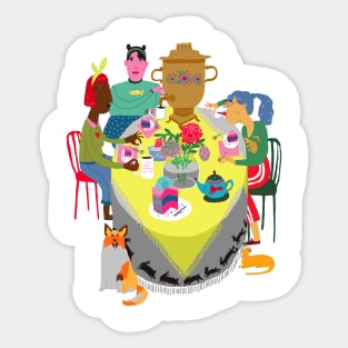 Tea Party Sticker